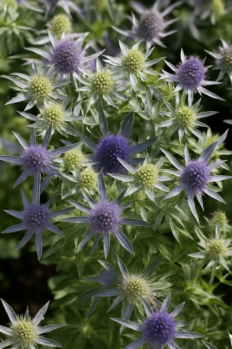 Eryngium planum 'Blue Hobbit' / ZwergFlachblattMannstreu 'Blue Hobbit'